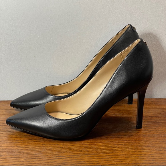 NWT | Sam Edelman Hazel Pointed Toe Heel Black Leather - Picture 14 of 15